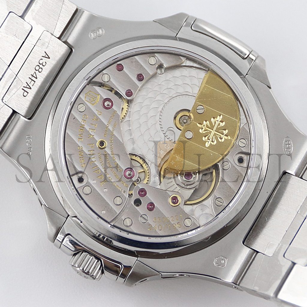 patek phillipe nautilus grey dial with Di*m*nd bezel in steel watch 5740/1g-001